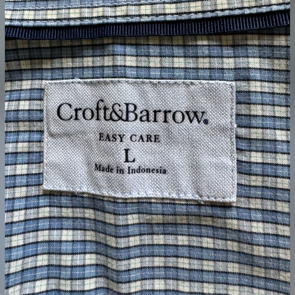 Croft&Borrow Men’s shirt, L🦋 - Picture 4 of 5